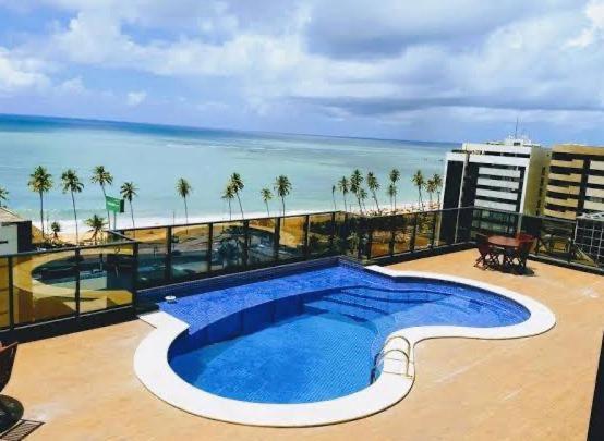 Quarto E Sala Vista Mar Na Jatiuca Edf Portville III Maceió Kültér fotó